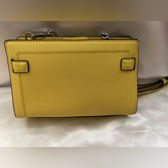 Michael Kors Yellow Crossbody with silver hardware - Picture 8 of 14